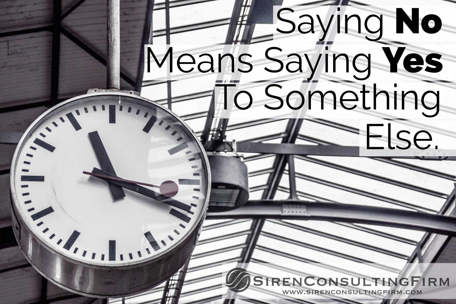 Saying No Means Saying Yes To Something Else